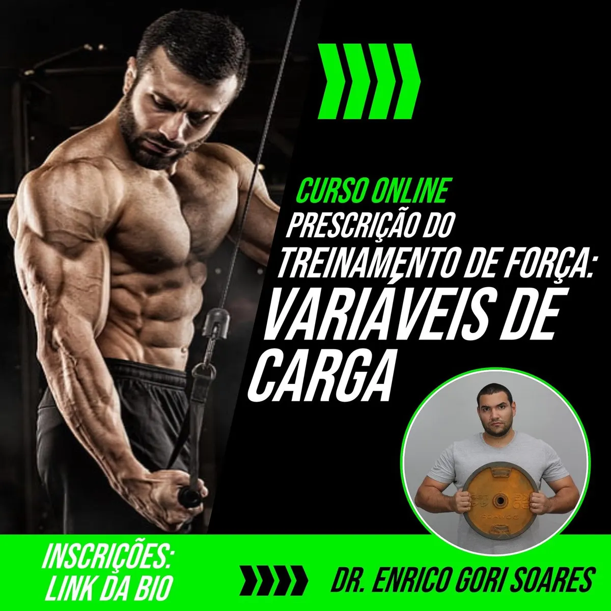 CURSO: PRESCRIÇÃO DO TREINAMENTO DE FORÇA: VARIÁVEIS DE CARGA