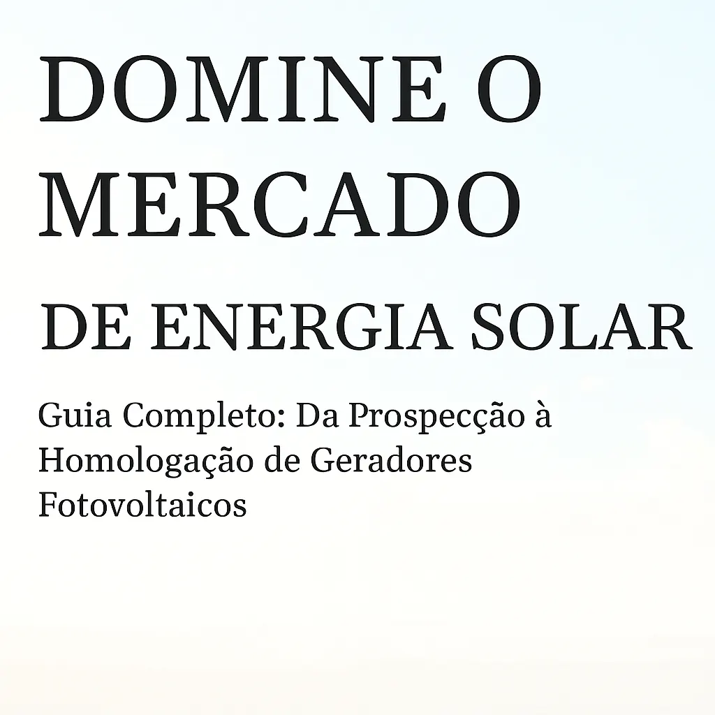 Guia Completo: Da Prospecção à Homologação de Geradores Fotovoltaicos