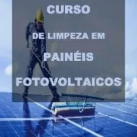 Curso de limpeza de painel fotovoltaico