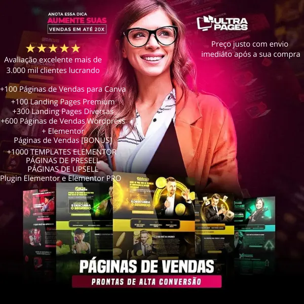 +5.000 Páginas de Vendas de Alta Conversão