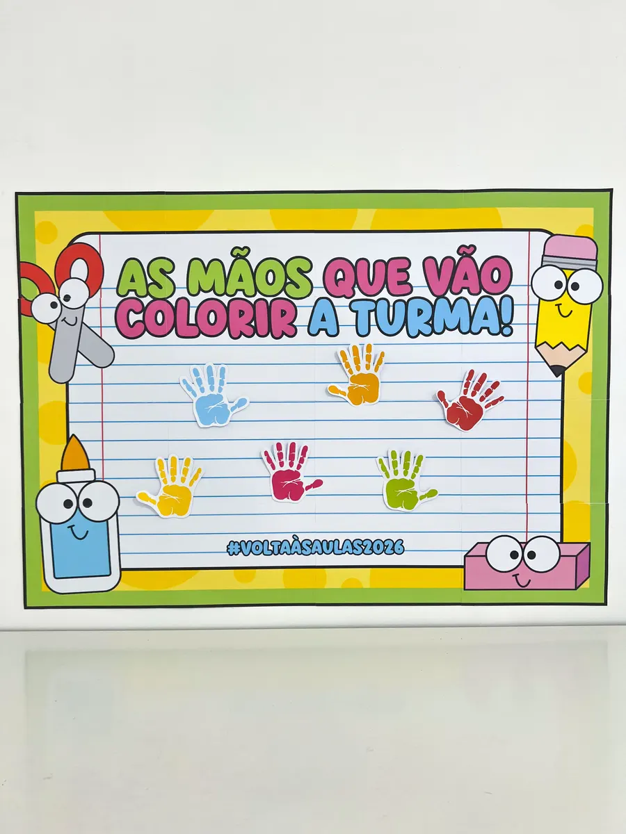 CARTAZ COLABORATIVO VOLTA ÀS AULAS 2026