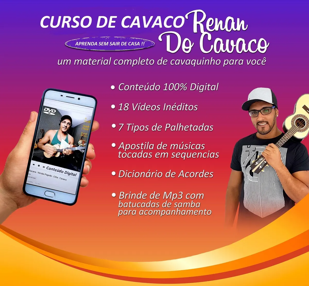 Curso de Cavaquinho - Iniciante e Intermediário