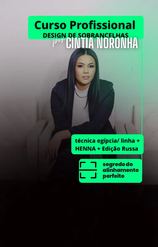 Curso Design de Sobrancelhas com Tecnica Egipcia + Henna I Bônus Edição Russa